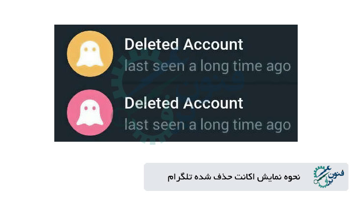 اکانت حذف شده تلگرام چطور نشان داده می شود